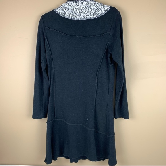 ROBERT Kitchen I Black White I Sweater Tunic Dress - Picture 2 of 11